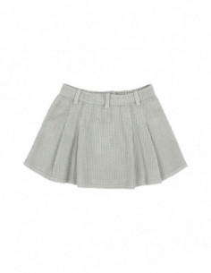 FALDA DE PANA NIÑA BOX PLEAT SKIRT 2