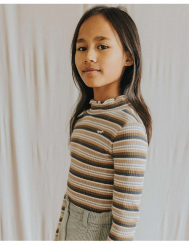 CAMISETA ALGODÓN NIÑA FANCY STRIPES T-SHIRT