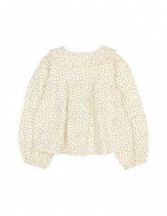 BLUSA ALGODÓN ORGÁNICO NIÑA DOTS BLOUSE 2