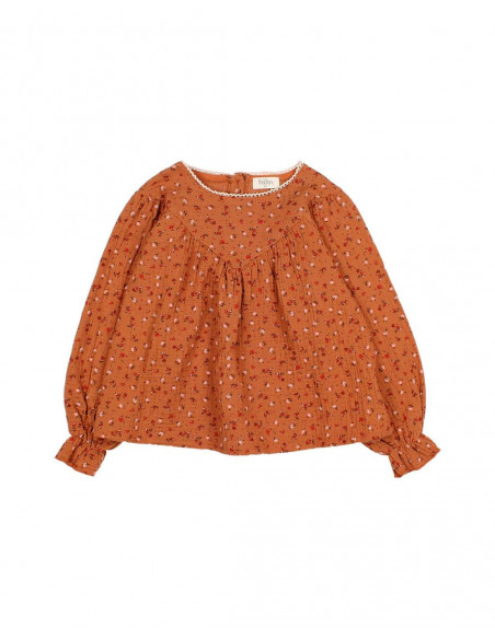 BLUSA ALGODÓN NIÑA GARDEN BLOUSE