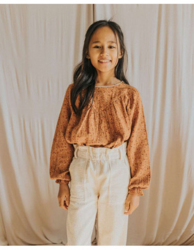 BLUSA ALGODÓN NIÑA GARDEN BLOUSE