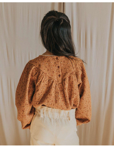 BLUSA ALGODÓN NIÑA GARDEN BLOUSE