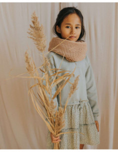 BUFANDA TRICOT UNISEX SOFT KNIT BUFF - ANTIC ROSE 2