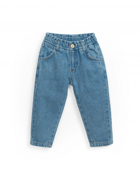 PANTALÓN VAQUERO UNISEX CON ALGODÓN RECICLADO - DENIM AZUL