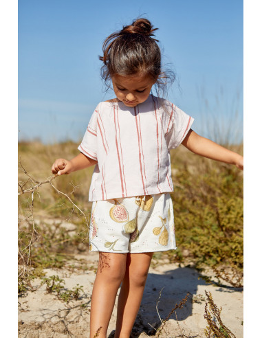 CAMISETA JERSEY ESTAMPADA RAYAS