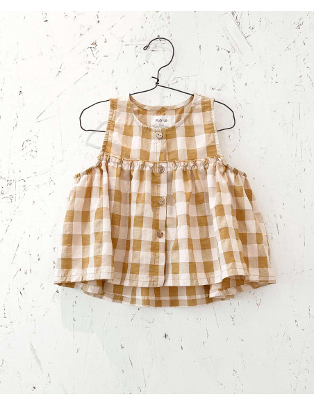 BLUSA NIÑA TEJIDO VICHY