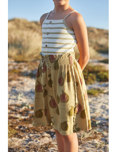 FALDA NIÑA JERSEY ESTAMPADA