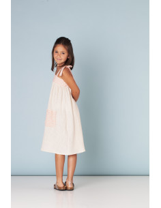 VESTIDO NIÑA PLAIN & STRIPPES