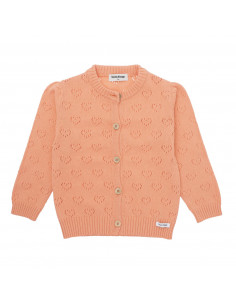 CHAQUETA PUNTO NIÑA KNITTED HEART JACKET