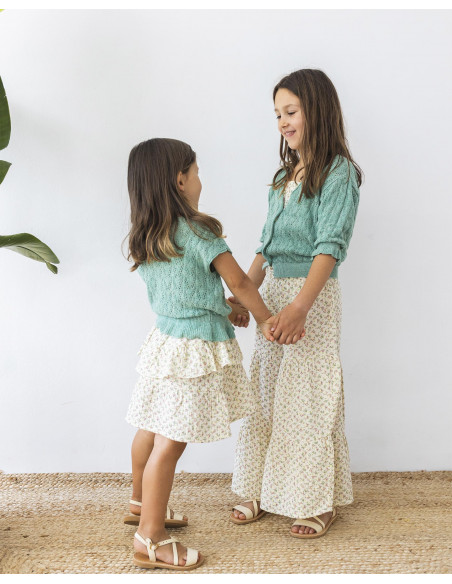 FALDA PANTALÓN NIÑA FOLK SKIRT-PANTS