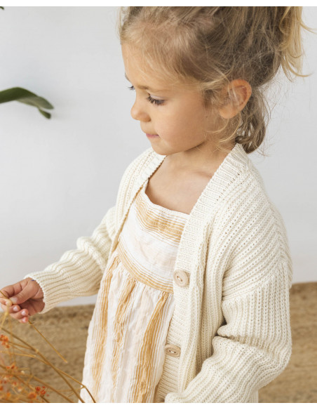 CHAQUETA NIÑA COTTON KNIT CARDIGAN