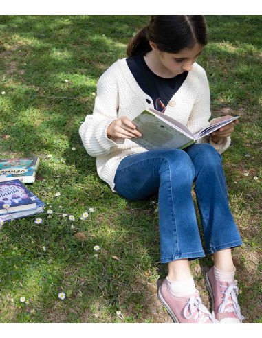 CHAQUETA NIÑA COTTON KNIT CARDIGAN