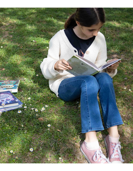CHAQUETA NIÑA COTTON KNIT CARDIGAN