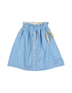 FALDA NIÑA DENIM MIDI SKIRT 2