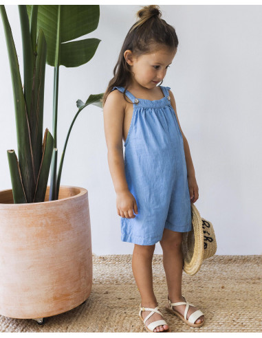 MONO NIÑA TIRANTES DENIM