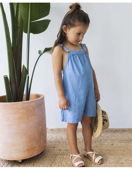 MONO NIÑA TIRANTES DENIM
