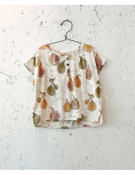 CAMISETA JERSEY ESTAMPADA FRUTAS