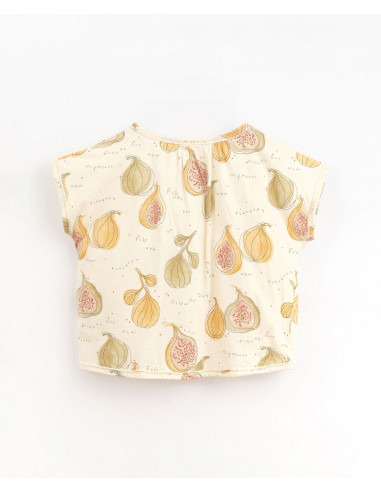 CAMISETA JERSEY ESTAMPADA FRUTAS