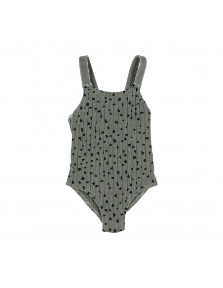 BAÑADOR NIÑA ANIMAL PRINT- KAKI