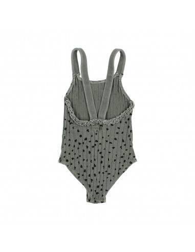 BAÑADOR NIÑA ANIMAL PRINT- KAKI