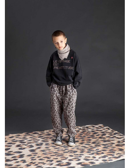 PANTALON CHÁNDAL FELPA ANIMAL PRINT UNISEX