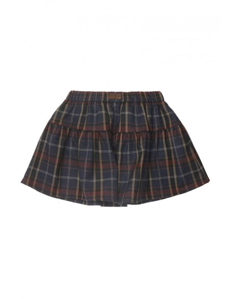 MINI FALDA ESCOCESA CUADROS TARTÁN NIÑA