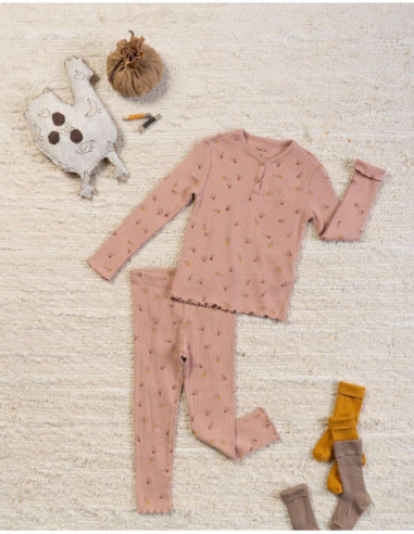 PIJAMA NIÑA ALGODÓN ORGÁNICO - CANALÉ LUCIÉRNAGAS