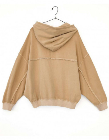 SUDADERA MUJER DE FELPA CON ALGODÓN ORGÁNICO