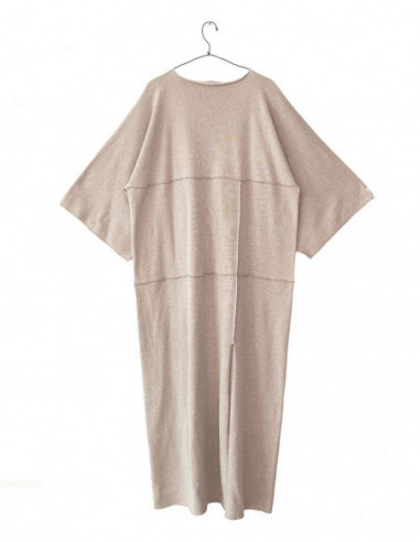 VESTIDO MUJER DE PUNTO CON ALGODÓN RECICLADO -...