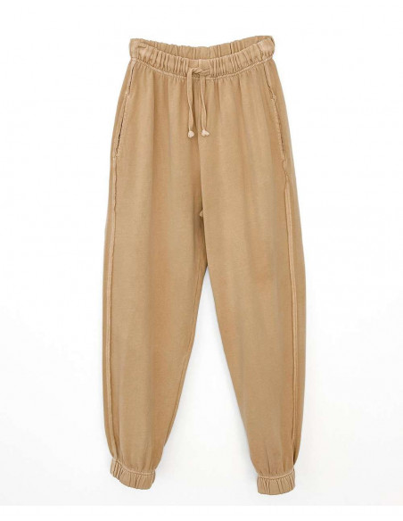 PANTALÓN MUJER DE FELPA CON ALGODÓN ORGÁNICO