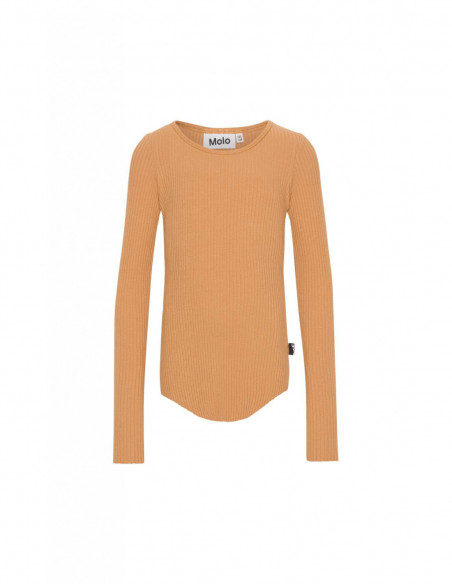 CAMISETA NIÑA DE MANGA LARGA CANALÉ DE ALGODÓN ORGÁNICO - ROCHELLE ARENA