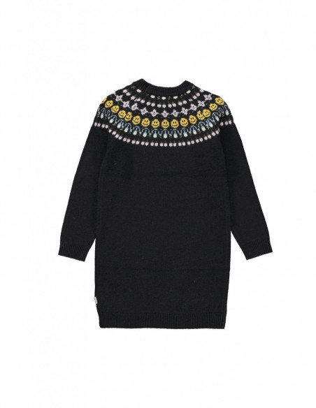 VESTIDO NIÑA DE PUNTO DE LANA - CARIS