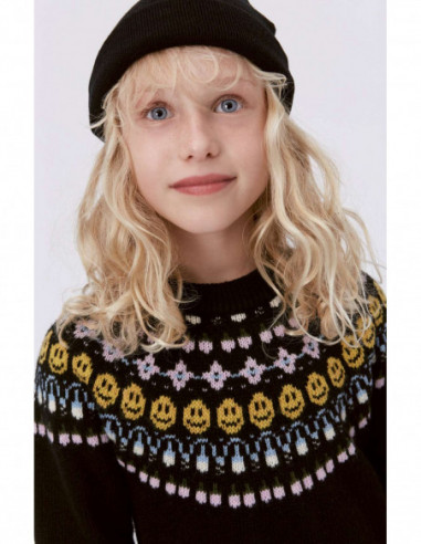 VESTIDO NIÑA DE PUNTO DE LANA - CARIS