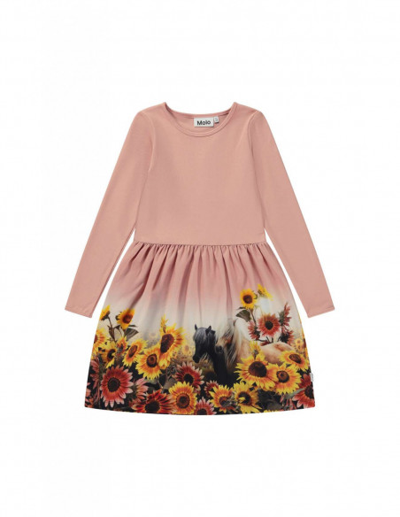 VESTIDO NIÑA MANGA LARGA ALGODÓN ORGÁNICO - CREDENCE