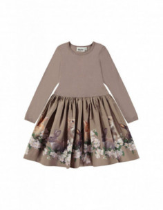 VESTIDO NIÑA MANGA LARGA ALGODÓN ORGÁNICO - CASIE JASMINE...