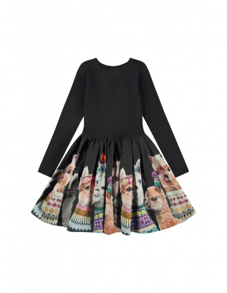 VESTIDO NIÑA MANGA LARGA ALGODÓN ORGÁNICO - CASIE FAMILY PHOTO