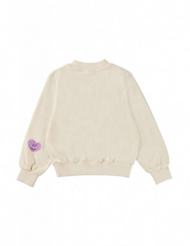 SUDADERA NIÑA EN ALGODÓN ORGÁNICO - MARGE HEART...