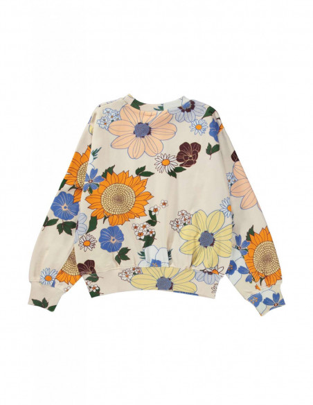 SUDADERA NIÑA ALGODÓN ORGÁNICO - MAXIME LIGHT RETRO