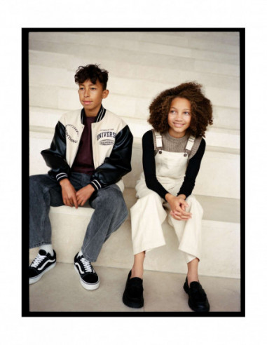 CHALECO DE NIÑA EN PUNTO DE LANA - GILBERTE...