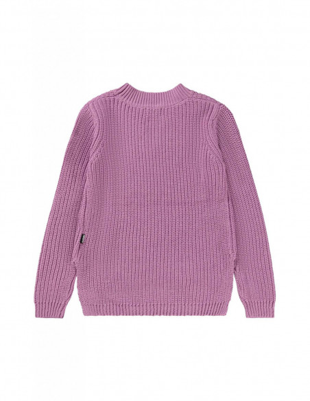 JERSEY NIÑA EN PUNTO DE ALGODÓN - GILLIS PURPLE RAY