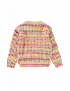 JERSEY NIÑA EN TRICOT DE LANA Y ALGODÓN - GAYLEN MULTI YARN 2