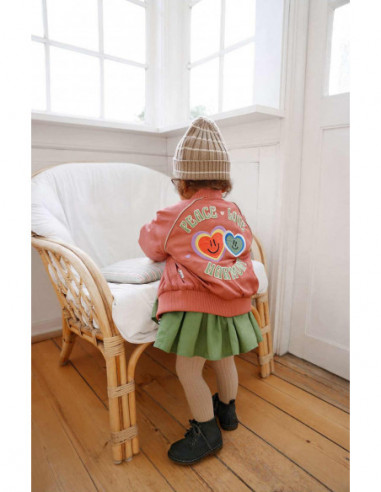 CAZADORA BOMBER NIÑA - HATTY MUTED ROSE