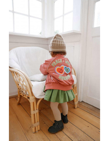 CAZADORA BOMBER NIÑA - HATTY MUTED ROSE