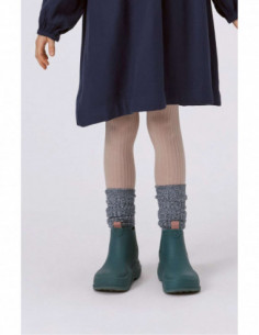 LEOTARDOS NIÑA CANALÉ - RIB TIGHTS SOFT MUSHROOM 2